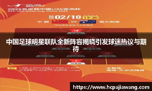中国足球明星联队全新阵容揭晓引发球迷热议与期待